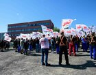 Protesty pracowników polskich fabryk Beko. Walczą o utrzymanie fabryk lub godne odprawy